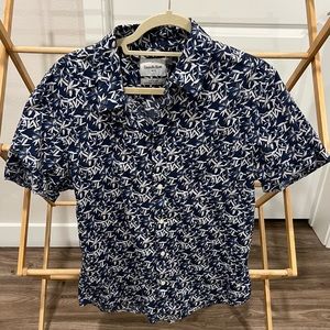 Goodfellow Slim Button Down Short Sleeve Shirt